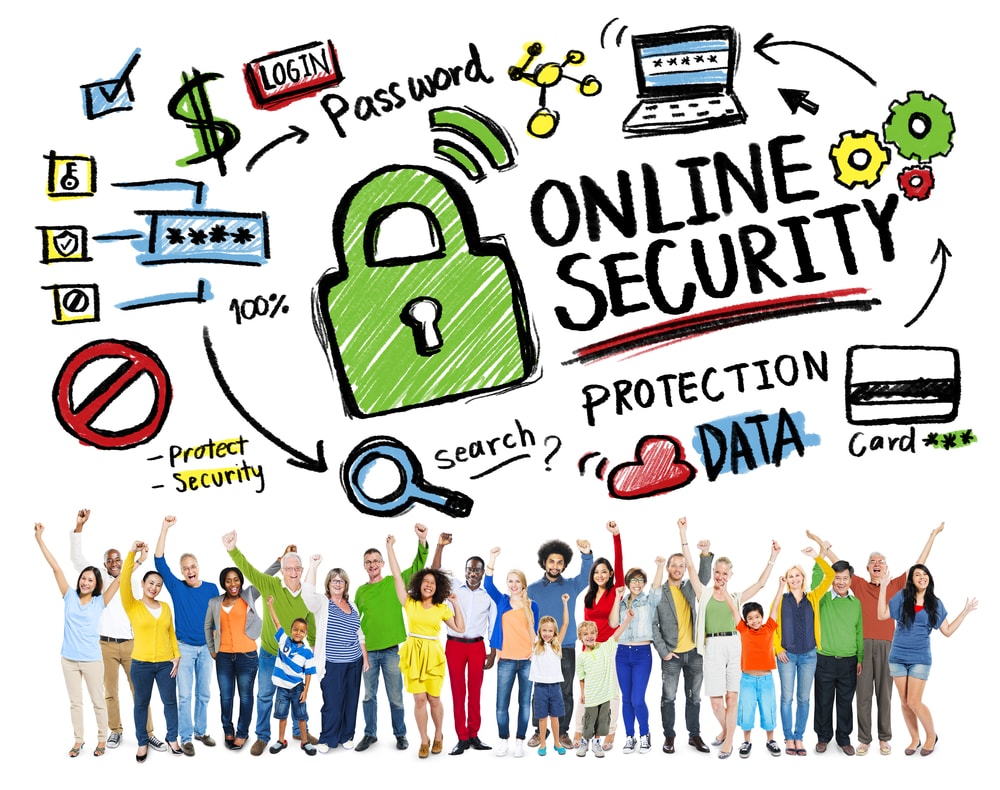 shutterstock Online Security Protection Internet Safety People Celebration Concept